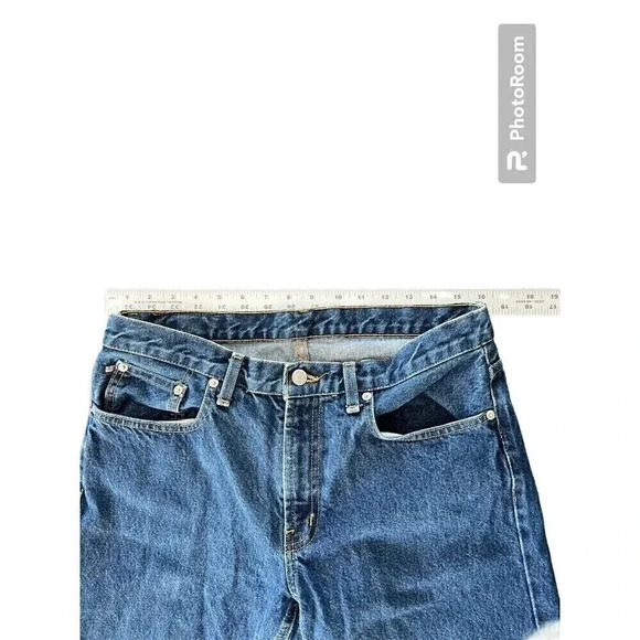 Polo Ralph Lauren womans weekender Jeans size 10X31 Dark wash straight leg - Picture 8 of 9